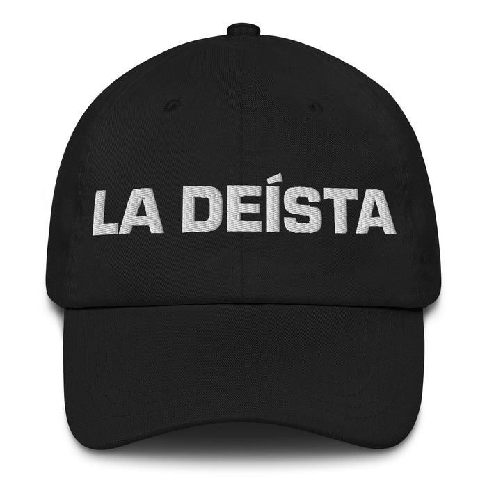 La Deísta The Deist Mexican Spanish Pride Gift Regalo Dad Hat Mexicada Black