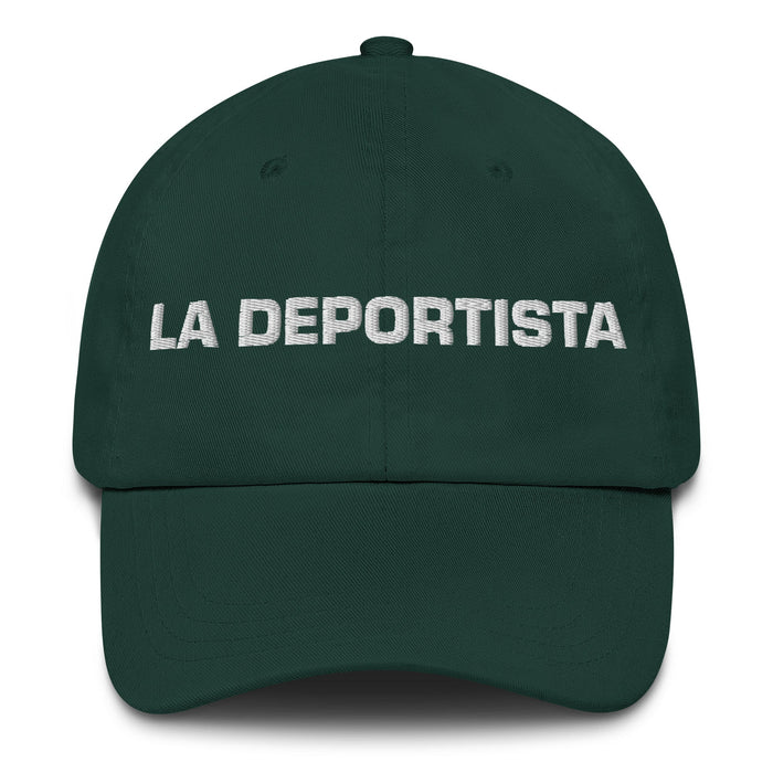 La Deportista The Athlete Mexican Spanish Pride Gift Regalo Dad Hat - Mexicada