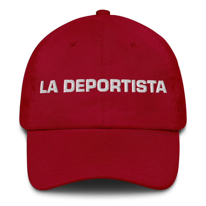 La Deportista The Athlete Mexican Spanish Pride Gift Regalo Dad Hat - Mexicada