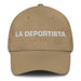 La Deportista The Athlete Mexican Spanish Pride Gift Regalo Dad Hat Mexicada Khaki