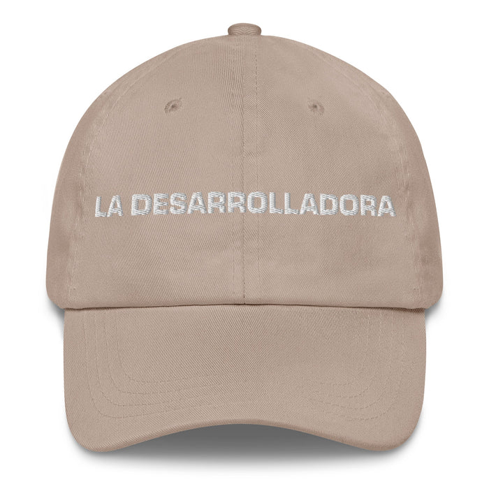 La Desarrolladora The Developer Mexican Spanish Pride Gift Regalo Dad Hat - Mexicada