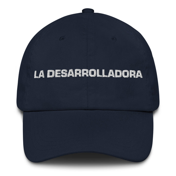 La Desarrolladora The Developer Mexican Spanish Pride Gift Regalo Dad Hat - Mexicada