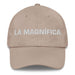 La Devota The Devoted One Mexican Spanish Pride Gift Regalo Dad Hat Mexicada Stone