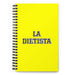 La Dietista The Dietitian | Yellow Spiral Notebook, 140 Dotted Sheets | Funny Gift Idea Home Office Work | Mexican Spanish Pride Gift Mexicada