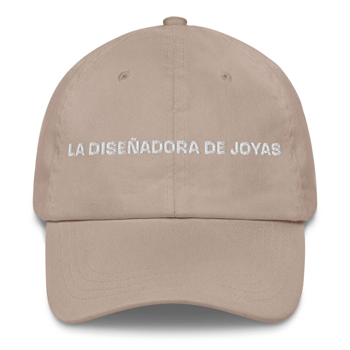 La Diseñadora De Joyas The Jewelry Designer Mexican Spanish Pride Gift Regalo Dad Hat - Mexicada