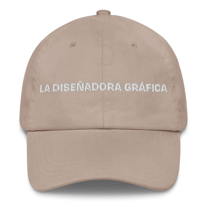 La Diseñadora Gráfica The Graphic Designer Mexican Spanish Pride Gift Regalo Dad Hat Mexicada Stone