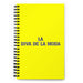 La Diva De La Moda The Fashion Diva | Yellow Spiral Notebook, 140 Dotted Sheets | Funny Gift Idea Home Office Work | Mexican Spanish Pride Gift Mexicada