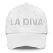 La Diva The Diva Mexican Spanish Pride Gift Regalo Dad Hat Mexicada White