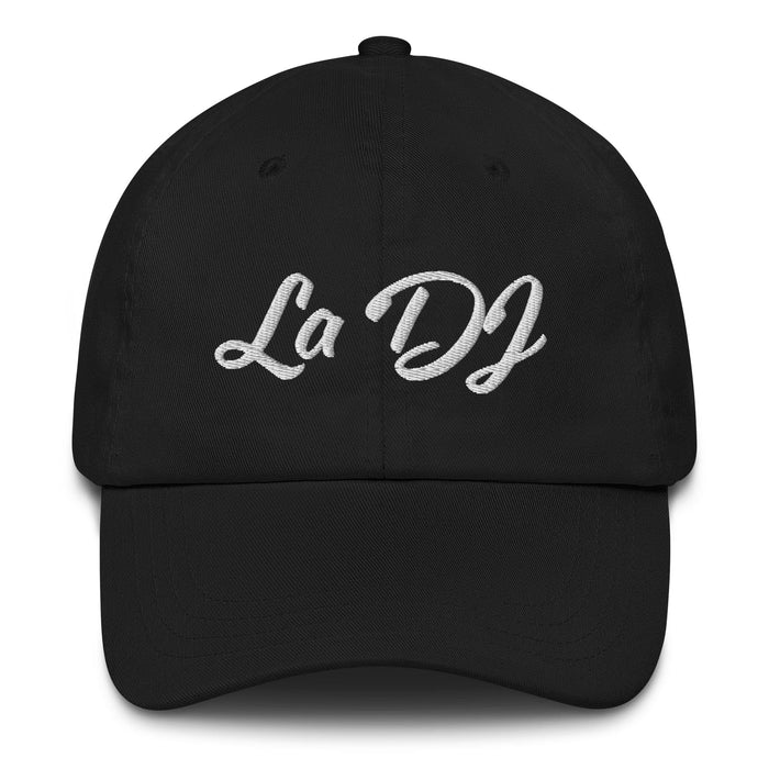 LA DJ Embroidered Dad Hat | Music, Beats, Turntable, Nightlife, Party Vibes | L5 Mexicada