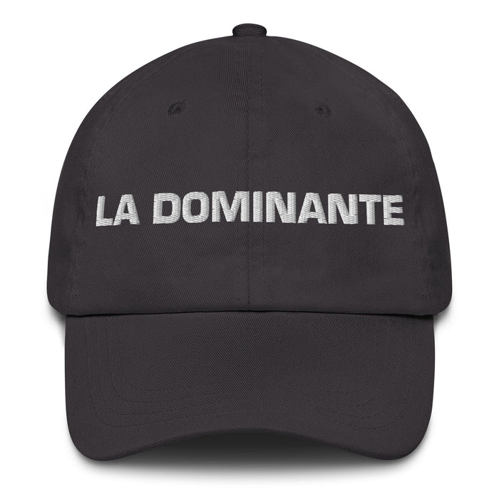 La Dominante The Dominant Mexican Spanish Pride Gift Regalo Dad Hat Mexicada Dark Grey