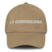 La Dominicana The Dominican Mexican Spanish Pride Gift Regalo Dad Hat Mexicada Khaki