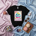 LA DULCE Loteria Card Unisex T-Shirt with Cute Cupcake Graphic, Mexican Bingo Style Tee, Sweet Treat Dessert Food Art Shirt, Fun Latinx Gift Idea Mexicada
