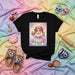 La Dulce Mexican Loteria Card Baker T-Shirt - Cute Pastry Chef with Rolling Pin and Cupcake - Rainbow Skirt Fiesta Game Day Unisex Tee Mexicada