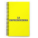 La Emprendedora The Entrepreneur | Yellow Spiral Notebook, 140 Dotted Sheets | Funny Gift Idea Home Office Work | Mexican Spanish Pride Gift Mexicada