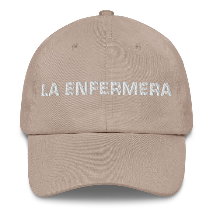 La Enfermera The Nurse Mexican Spanish Pride Gift Regalo Dad Hat Mexicada Stone