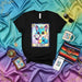 LA ENFF Loteria Card T-Shirt Cute Anime Fox Shirt Number 11 Mexican Bingo Art Tee Unisex Gift Idea Mexicada