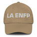 La Enfp The Campaigner MBTI Personality Mexican Spanish Pride Gift Regalo Embroidered Dad Hat Mexicada Khaki