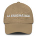 La Enigmática The Enigmatic One Mexican Spanish Pride Gift Regalo Dad Hat Mexicada Khaki