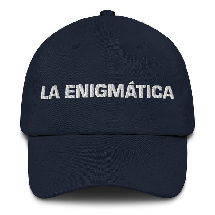 La Enigmática The Enigmatic One Mexican Spanish Pride Gift Regalo Dad Hat Mexicada Navy