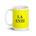 La ENTJ The Commander MBTI Personality Funny Home Office Work Coffee Mug Mexican Spanish Pride Gift White Glossy Cup Yellow Card Mug Mexicada