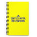 La Entusiasta De Coches The Car Enthusiast | Yellow Spiral Notebook, 140 Dotted Sheets | Funny Gift Idea Home Office Work | Mexican Spanish Pride Gift Mexicada