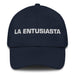 La Entusiasta The Enthusiastic One Mexican Spanish Pride Gift Regalo Dad Hat Mexicada Navy