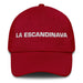 La Escandinava The Scandinavian Mexican Spanish Pride Gift Regalo Dad Hat Mexicada Cranberry