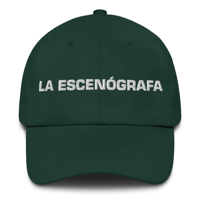 La Escenógrafa The Set Designer Mexican Spanish Pride Gift Regalo Dad Hat - Mexicada