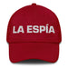 La Espía The Spy Mexican Spanish Pride Gift Regalo Dad Hat Mexicada Cranberry