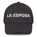 La Esposa The Wife / The Husband Mexican Spanish Pride Gift Regalo Dad Hat Mexicada Dark Grey