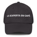 La Experta En Café The Coffee Expert Mexican Spanish Pride Gift Regalo Dad Hat Mexicada Dark Grey