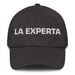 La Experta The Expert Mexican Spanish Pride Gift Regalo Dad Hat Mexicada Dark Grey