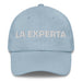 La Experta The Expert Mexican Spanish Pride Gift Regalo Dad Hat Mexicada Light Blue