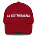 La Extremeña The Extremaduran Mexican Spanish Pride Gift Regalo Dad Hat Mexicada Cranberry