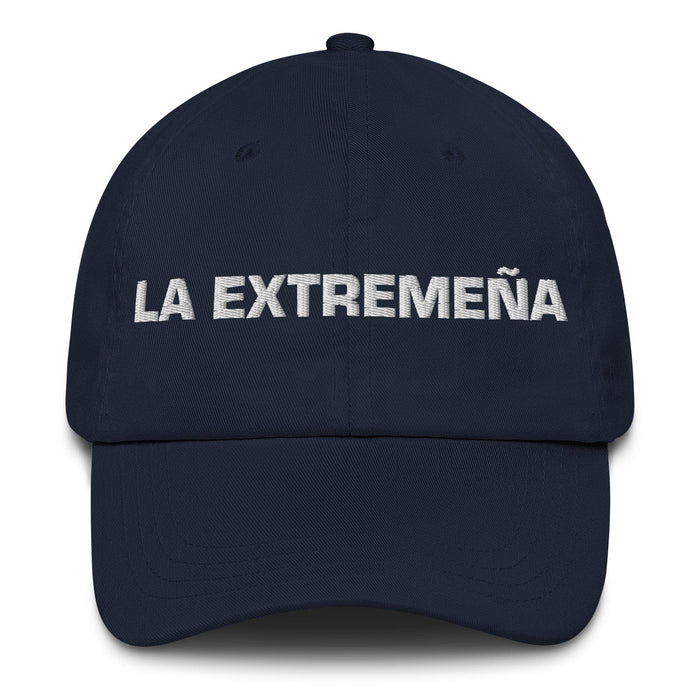 La Extremeña The Extremaduran Mexican Spanish Pride Gift Regalo Dad Hat Mexicada Navy