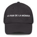 La Fan De La Música The Music Fan Mexican Spanish Pride Gift Regalo Dad Hat Mexicada Dark Grey