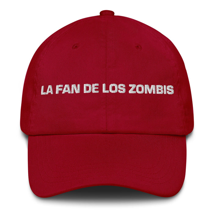 La Fan De Los Zombis The Zombie Fan Mexican Spanish Pride Gift Regalo Dad Hat Mexicada Cranberry