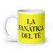 La Fanática Del Té The Tea Lover Funny Home Office Work Coffee Mug Mexican Spanish Pride Gift White Glossy Cup Yellow Card Mug Mexicada