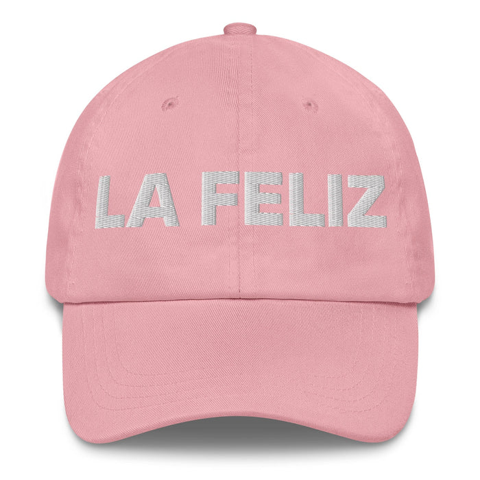 La Feliz The Happy One Mexican Spanish Pride Gift Regalo Dad Hat Mexicada Pink