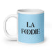 La Foodie The Foodie Funny Home Office Work Coffee Mug Mexican Spanish Pride Gift White Glossy Cup Sky Blue Card Mug Mexicada