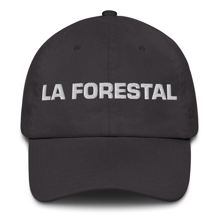 La Forestal The Forester Mexican Spanish Pride Gift Regalo Dad Hat Mexicada Dark Grey