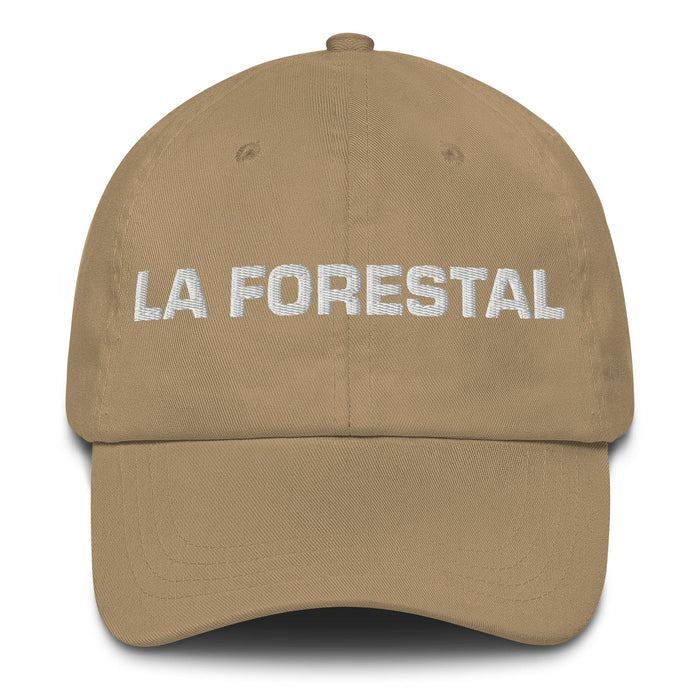 La Forestal The Forester Mexican Spanish Pride Gift Regalo Dad Hat Mexicada Khaki