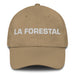 La Forestal The Forester Mexican Spanish Pride Gift Regalo Dad Hat Mexicada Khaki