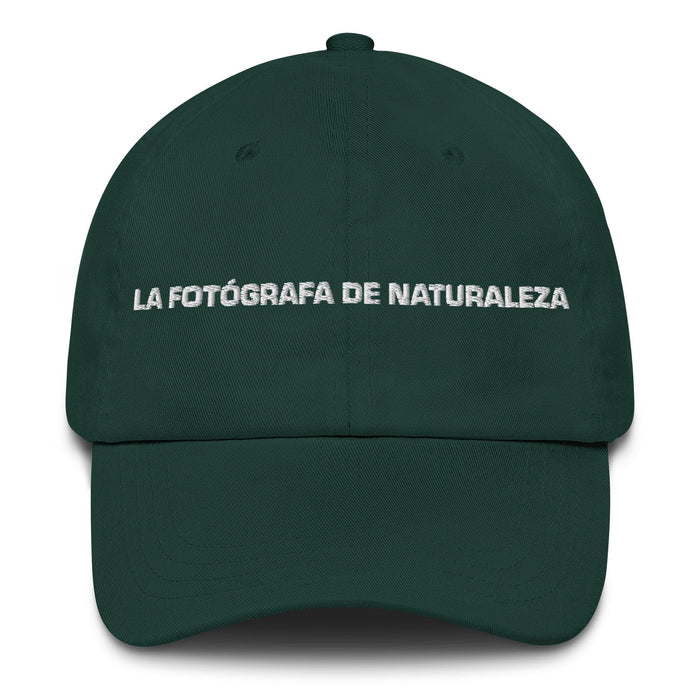 La Fotógrafa De Naturaleza The Nature Photographer Mexican Spanish Pride Gift Regalo Dad Hat Mexicada Spruce