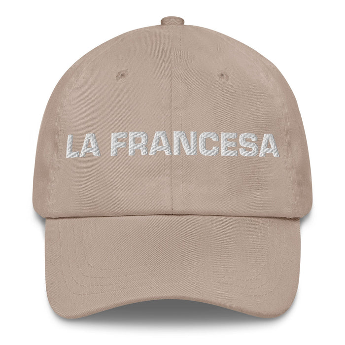 La Francesa The French Mexican Spanish Pride Gift Regalo Dad Hat Mexicada Stone