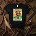 LA GAUCHA Loteria Card T-Shirt, Chibi Gaucho Cowgirl Maté Drinker Design, Unisex Argentine Folklore Shirt, Traditional South American Culture Gift Tee Mexicada