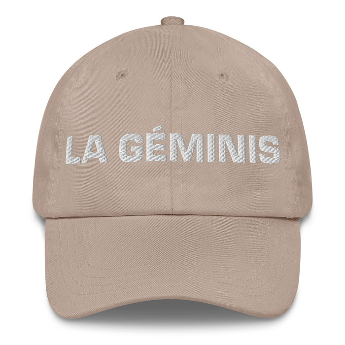 La Géminis The Gemini Mexican Spanish Pride Gift Regalo Dad Hat Mexicada Stone