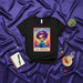 LA GENIA Loteria Card T-Shirt with Cartoon Genius Girl, Number 15 Mexican Bingo Game Art Tee, Unisex Graphic Shirt Gift for Smart Women and STEM Enthusiasts Mexicada