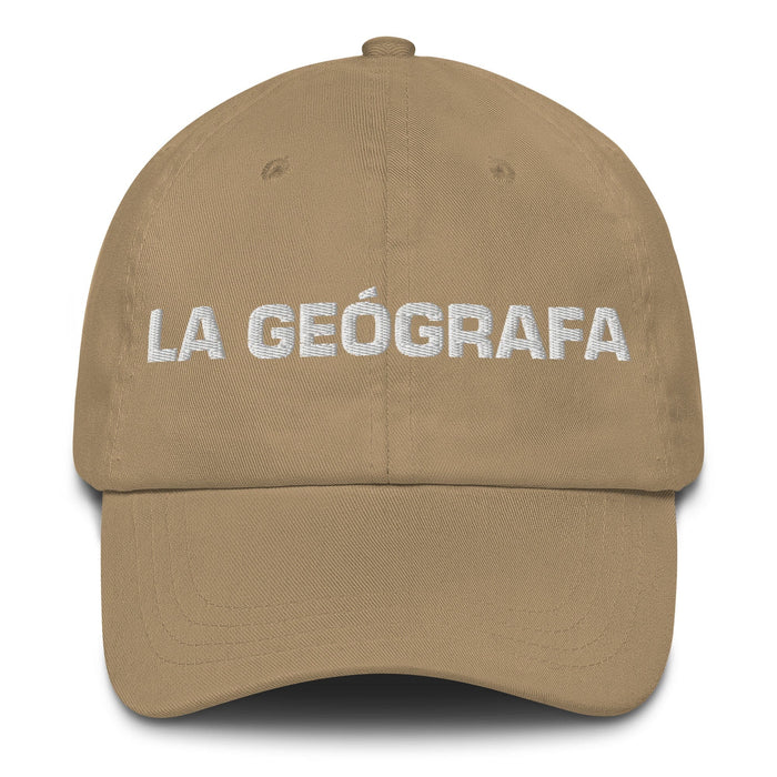 La Geógrafa The Geographer Mexican Spanish Pride Gift Regalo Dad Hat - Mexicada