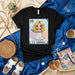 La Griega Loteria Card Shirt, Cute Greek Goddess T-Shirt, Mythology Gift, Women's Greek Culture Tee, Number 12 Card, Unisex Black Graphic Top Mexicada